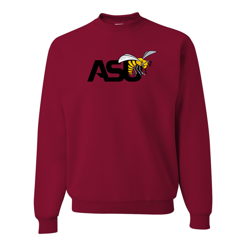 Men's Alabama State Hornets  JERZEES NuBlend Crewneck Sweatshirt