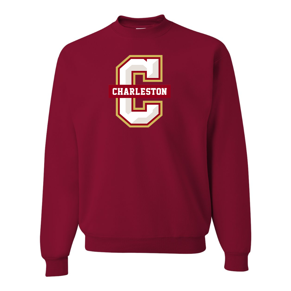 Men's Charleston Cougars JERZEES NuBlend Crewneck Sweatshirt