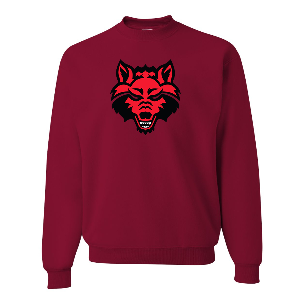 Men's Arkansas State Red Wolves JERZEES NuBlend Crewneck Sweatshirt