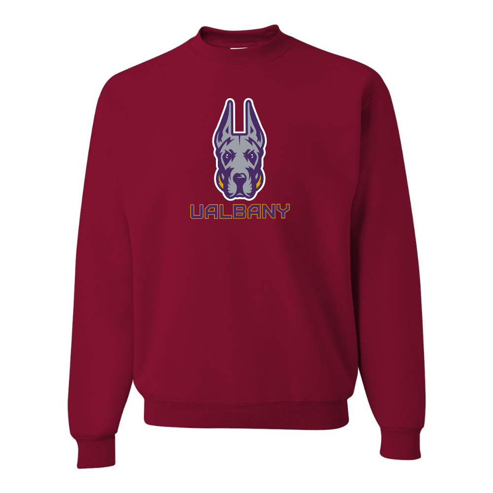 Men's Albany Great Danes  JERZEES NuBlend Crewneck Sweatshirt
