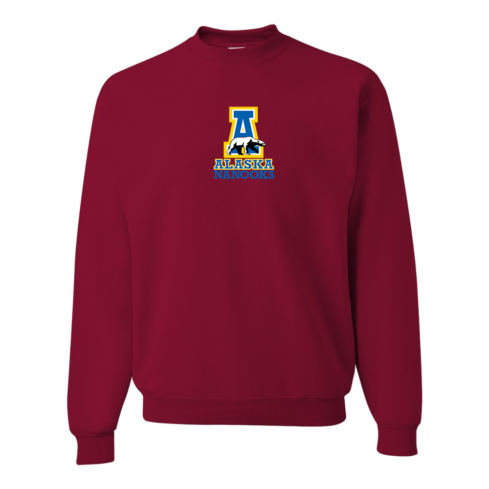 Men's Alaska Nanooks  JERZEES NuBlend Crewneck Sweatshirt