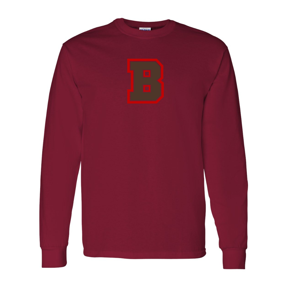 Men's Brown Bears Gildan Heavy Cotton Long Sleeve T-Shirt