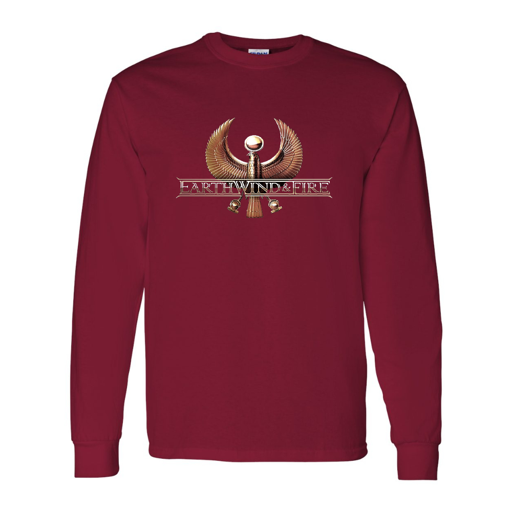 Men's Earth Wind & Fire  Gildan Heavy Cotton Long Sleeve T-Shirt