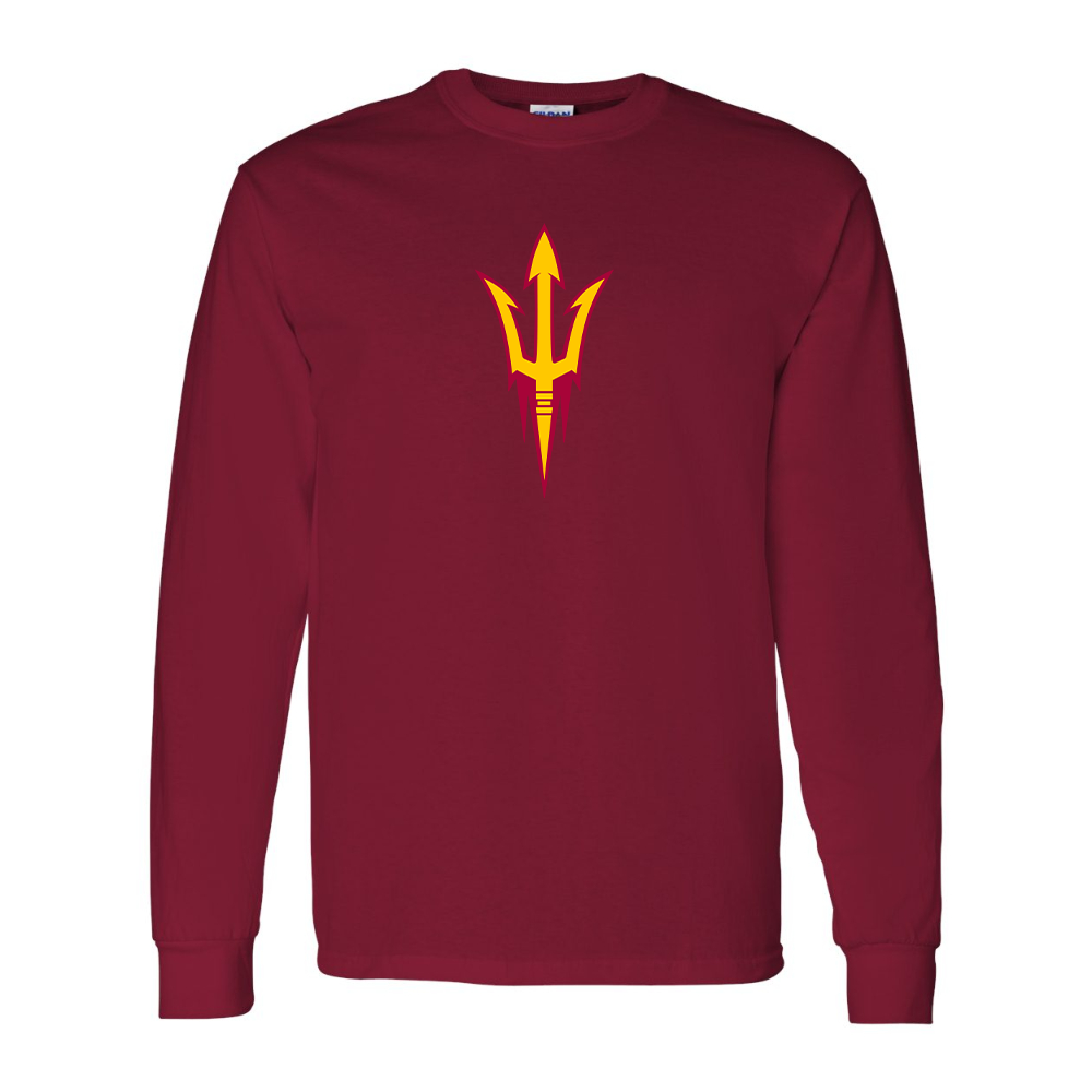 Men's  Arizona State Sun Devils Gildan Heavy Cotton Long Sleeve T-Shirt