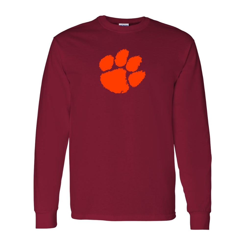 Men's Clemson Tigers Gildan Heavy Cotton Long Sleeve T-Shirt