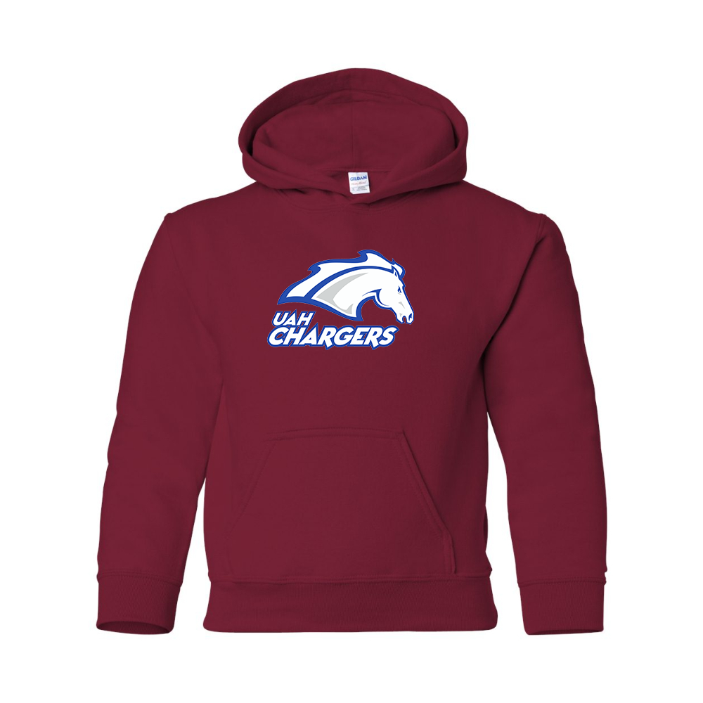 Youth Alabama Huntsville Chargers Gildan Heavy Blend  Hooded Sweatshirt