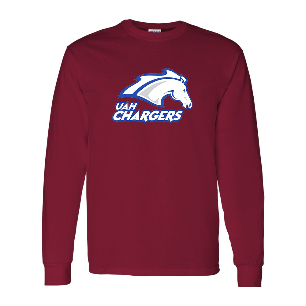 Men's Alabama Huntsville Chargers Gildan Heavy Cotton Long Sleeve T-Shirt
