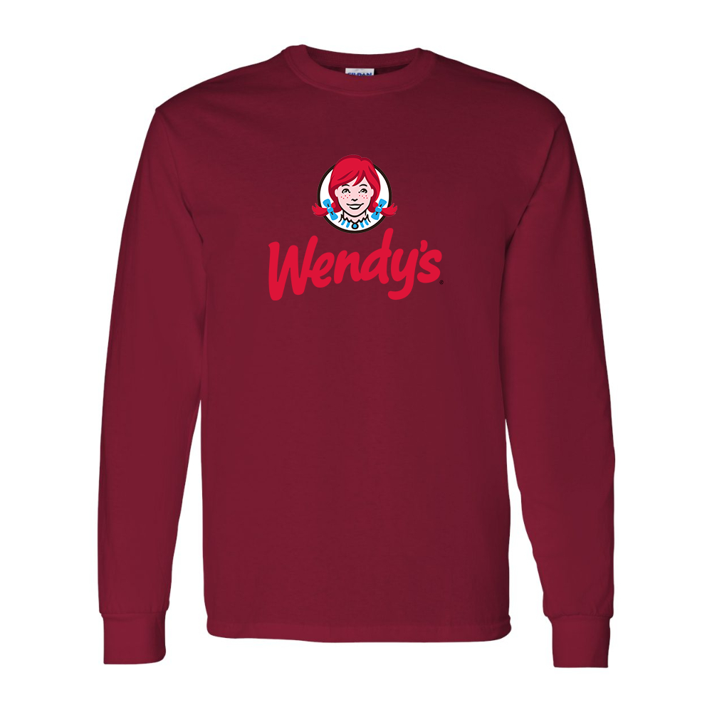 Men's Wendy_s  Gildan Heavy Cotton Long Sleeve T-Shirt