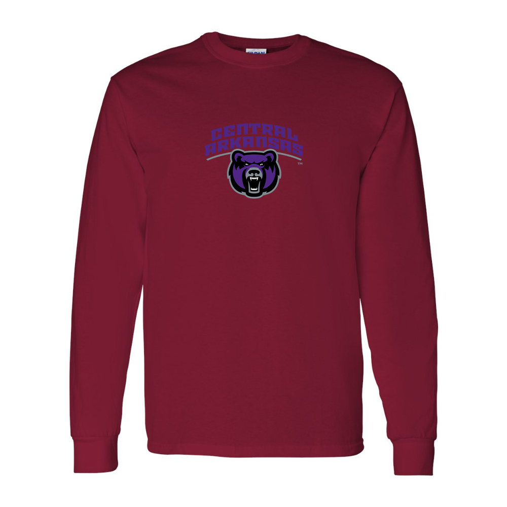 Men's Central Arkansas Bears  Gildan Heavy Cotton Long Sleeve T-Shirt