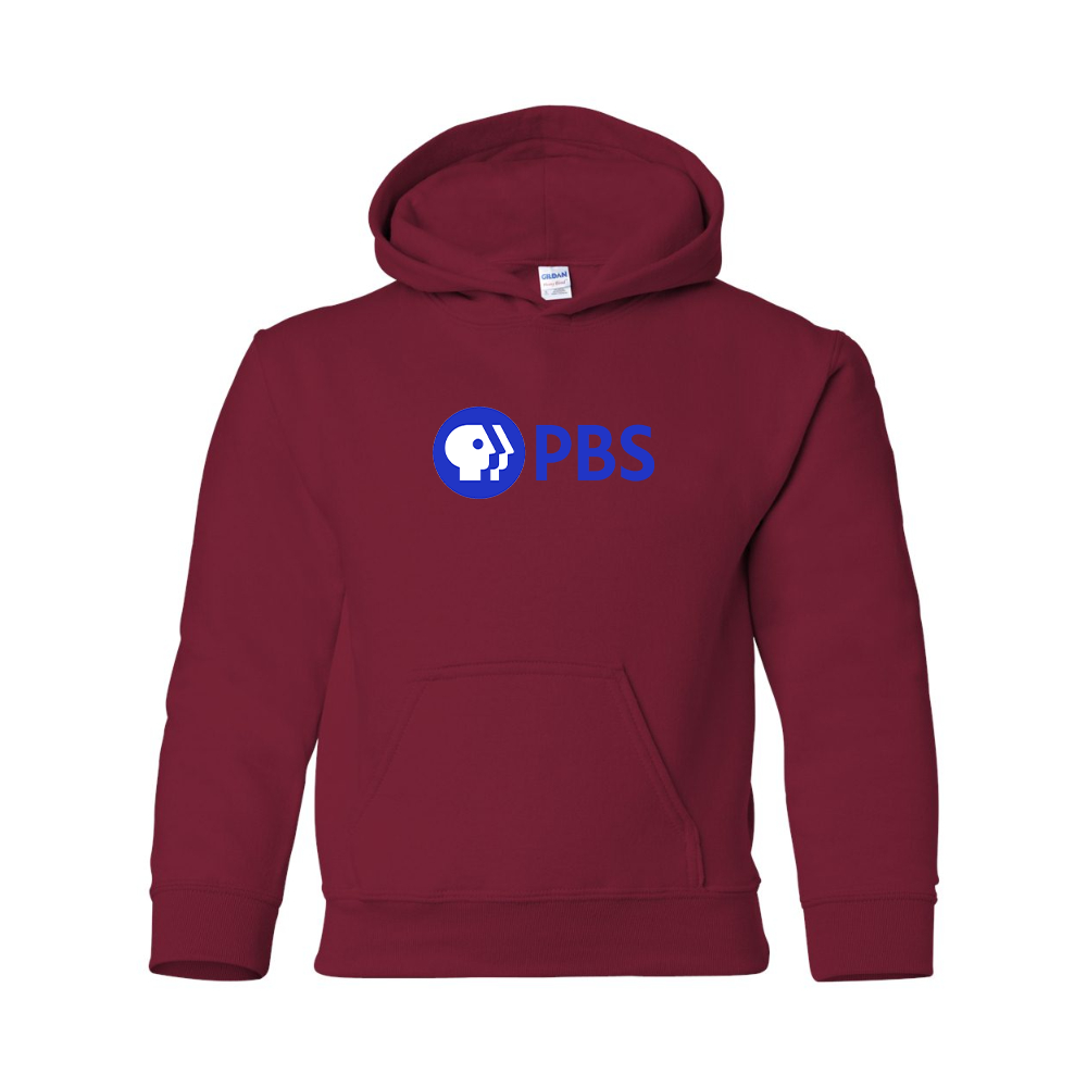 Youth  PBS Blue Gildan Heavy Blend  Hooded Sweatshirt