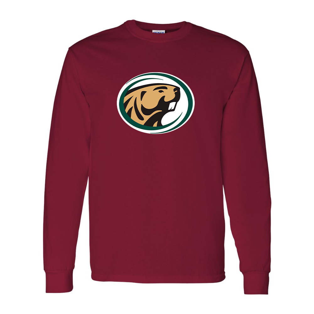 Men's  Bemidji State Beavers Gildan Heavy Cotton Long Sleeve T-Shirt