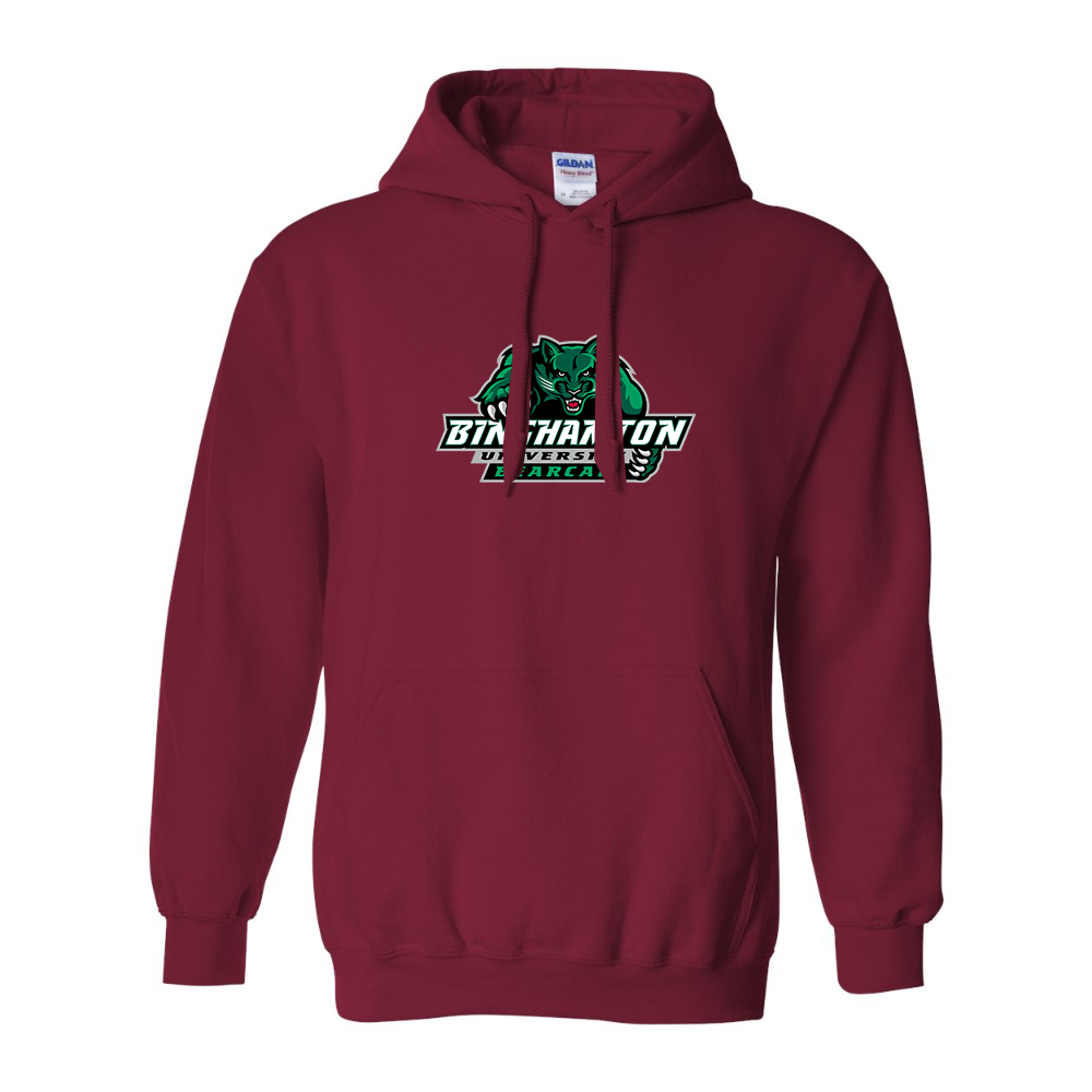 Men's Binghamton Bearcats  Gildan  Heavy Blend Hooded Sweatshirt