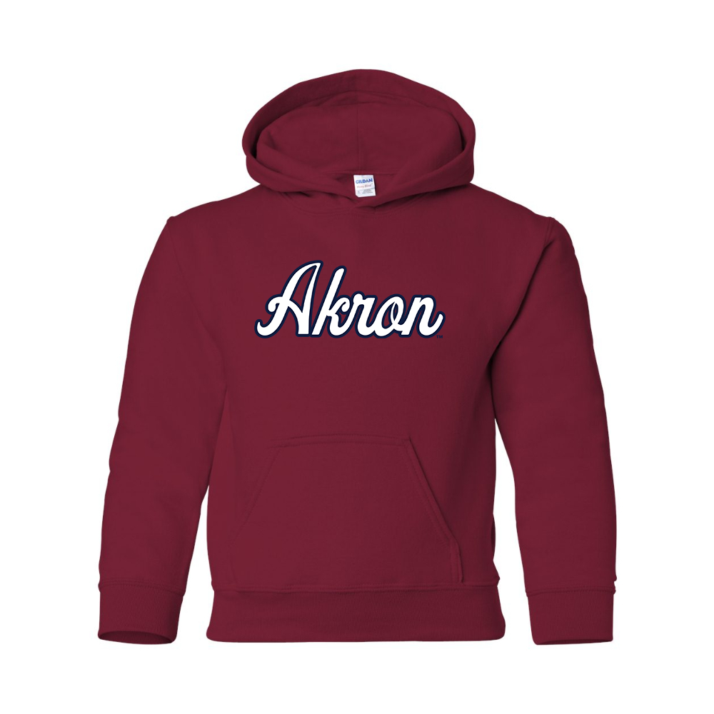 Youth Akron Zips Gildan Heavy Blend  Hooded Sweatshirt
