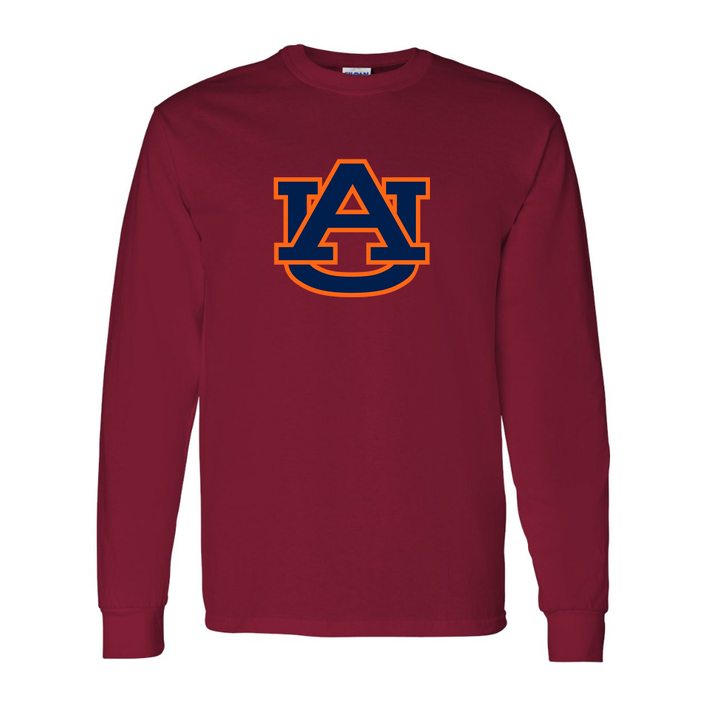 Men's  Auburn Tigers  Gildan Heavy Cotton Long Sleeve T-Shirt