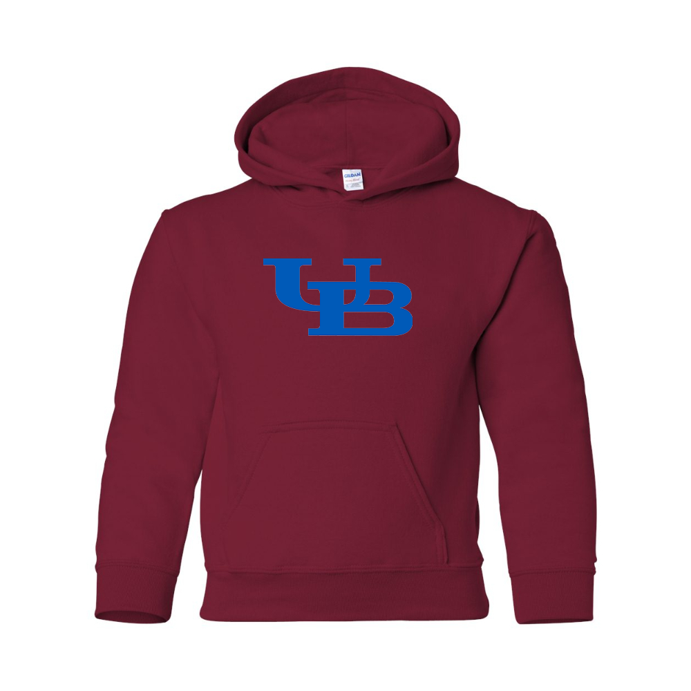 Youth  Buffalo Bulls   Gildan Heavy Blend  Hooded Sweatshirt
