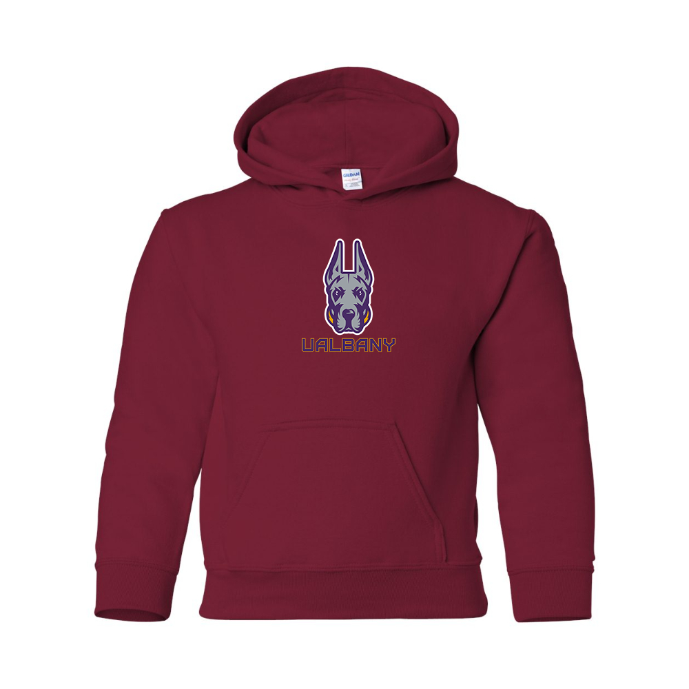 Youth Albany Great Danes Gildan Heavy Blend  Hooded Sweatshirt