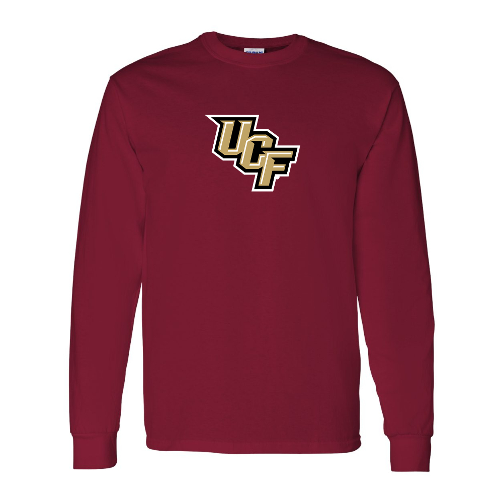 Men's Central Florida Knights   Gildan Heavy Cotton Long Sleeve T-Shirt