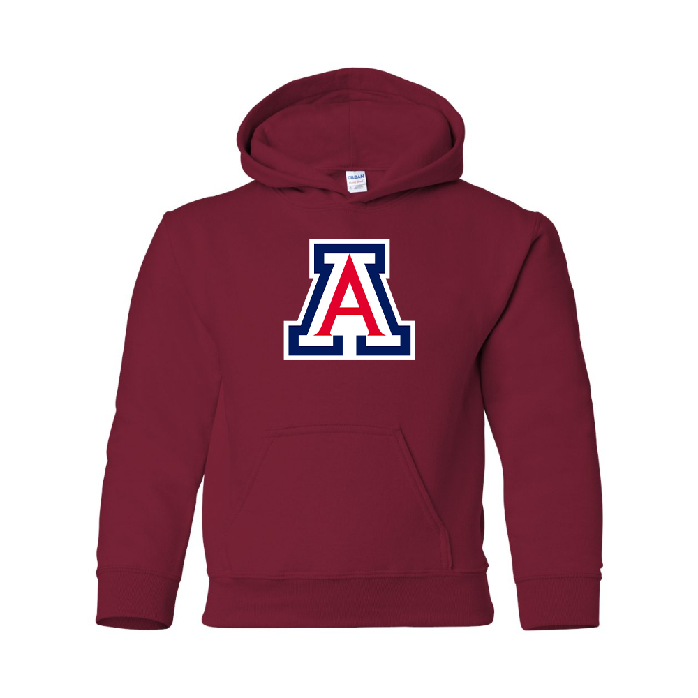 Youth  Arizona Wildcats Gildan Heavy Blend  Hooded Sweatshirt