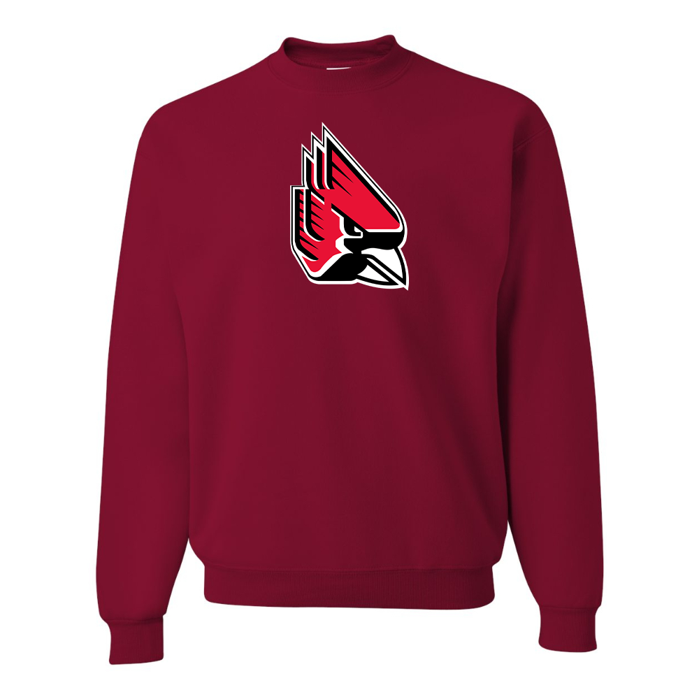Men's   Ball State Cardinals JERZEES NuBlend Crewneck Sweatshirt