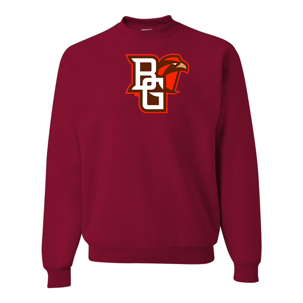 Men's Bowling Green Falcons JERZEES NuBlend Crewneck Sweatshirt