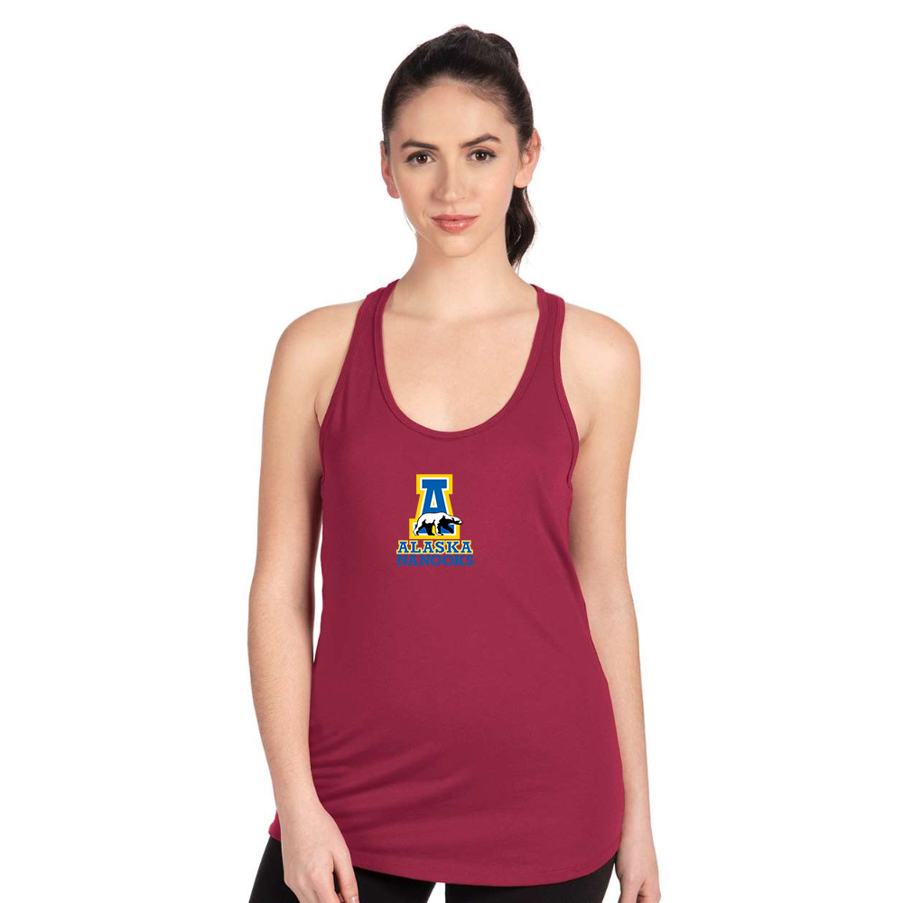 Women's Alaska Nanooks  Next Level Ideal Racerback Tank