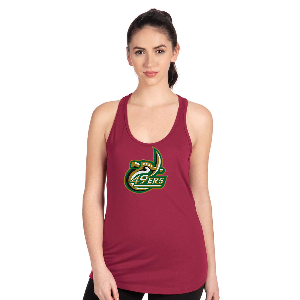 Women's Charlotte 49ers Next Level Ideal Racerback Tank