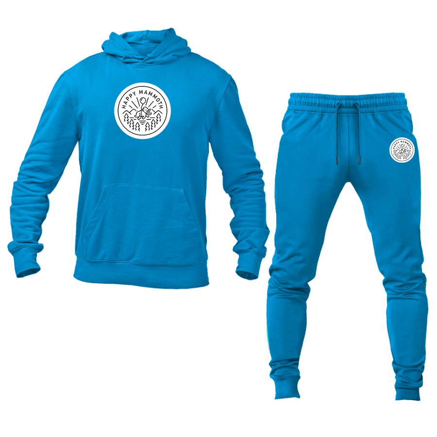 Men's Happy Mammoth Logo Hoodie Joggers Set