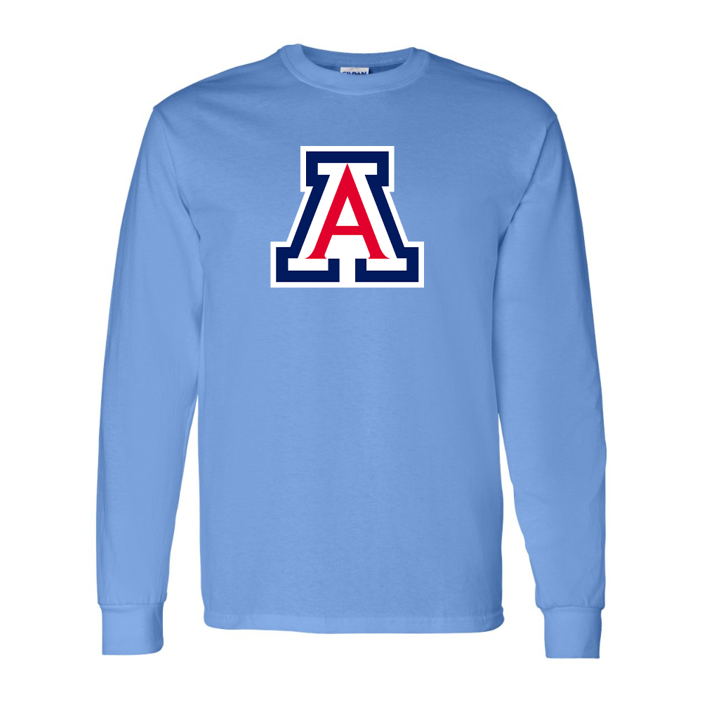 Men's  Arizona Wildcats Gildan Heavy Cotton Long Sleeve T-Shirt