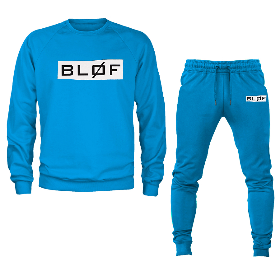 Men's  BLØF Crewneck Sweatshirt Joggers Suit