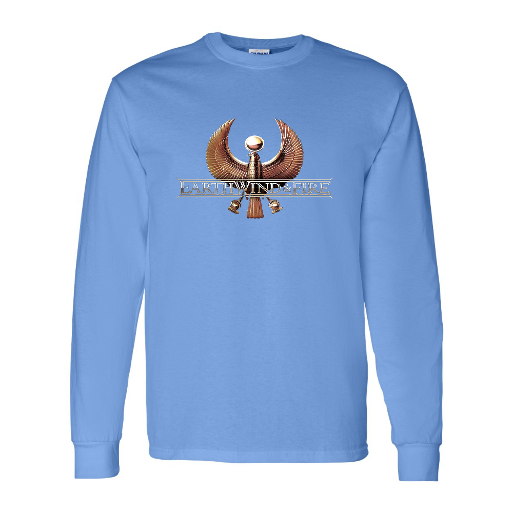 Men's Earth Wind & Fire  Gildan Heavy Cotton Long Sleeve T-Shirt