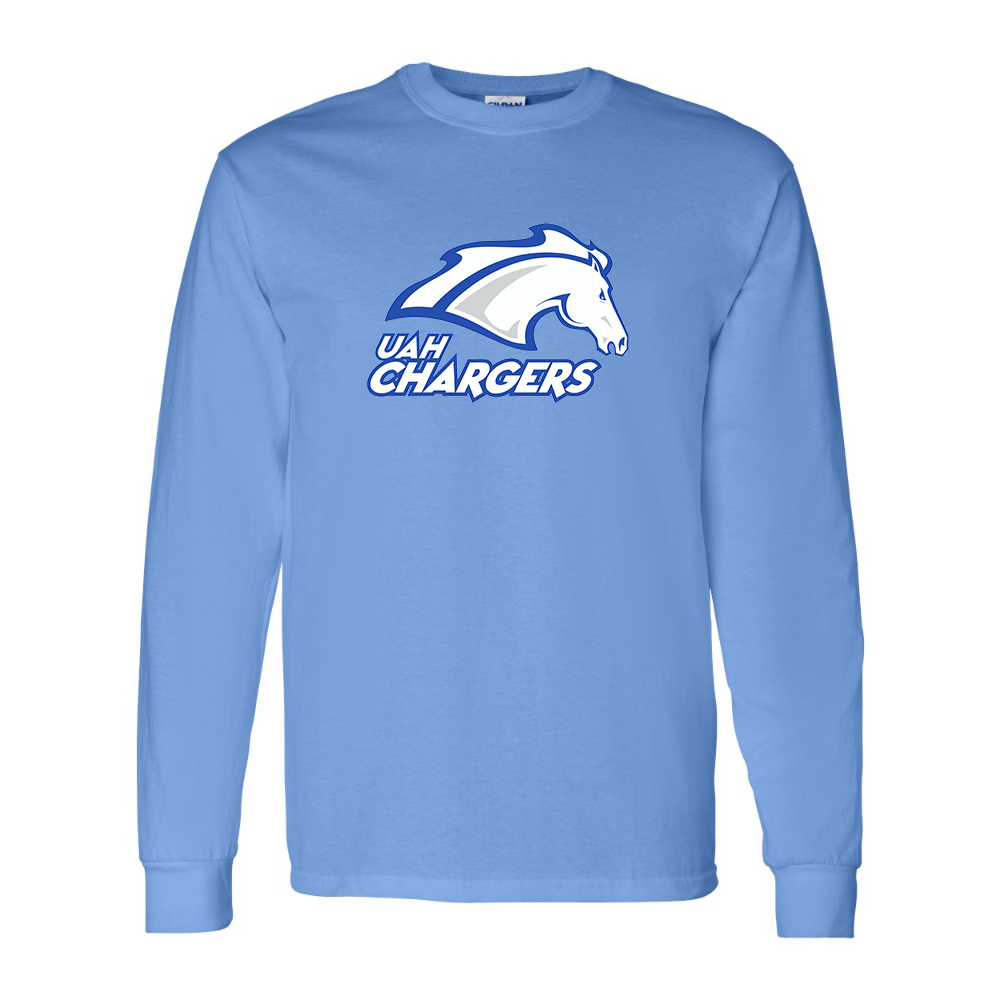 Men's Alabama Huntsville Chargers Gildan Heavy Cotton Long Sleeve T-Shirt