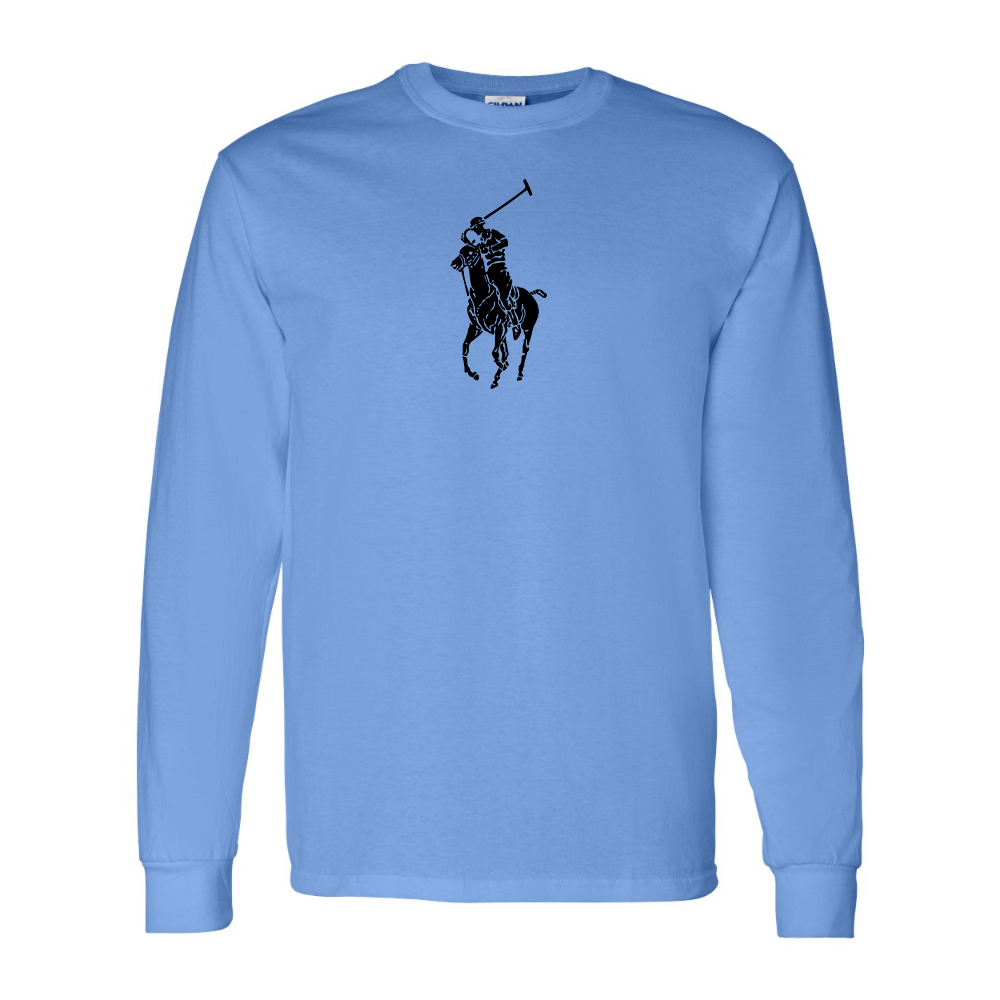 Men's  Polo Ralph Lauren Gildan Heavy Cotton Long Sleeve T-Shirt