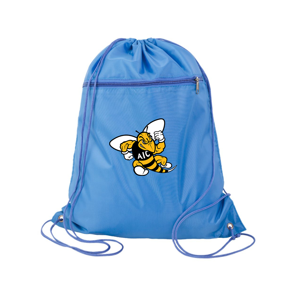 AIC Yellow Jackets  Q-Tees - Polyester Cinchpack