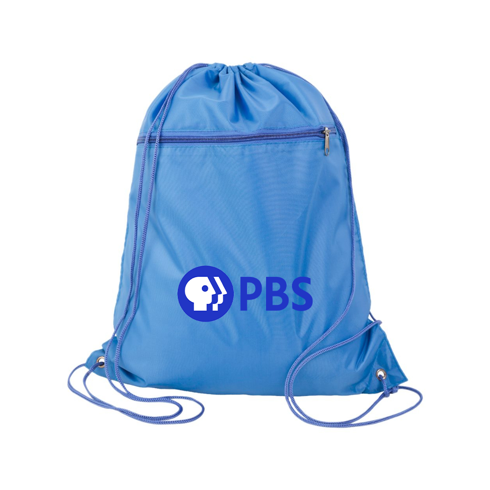 PBS Blue  Q-Tees - Polyester Cinchpack