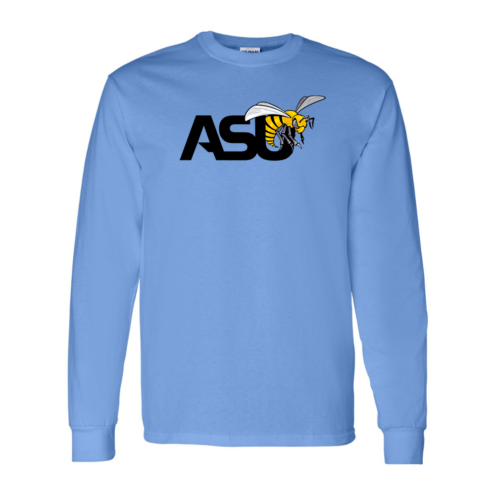 Men's Alabama State Hornets Gildan Heavy Cotton Long Sleeve T-Shirt
