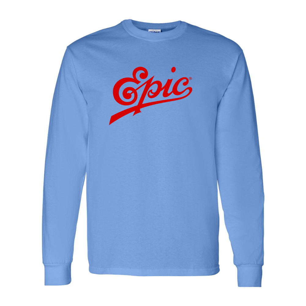 Men's Epic Records  Gildan Heavy Cotton Long Sleeve T-Shirt