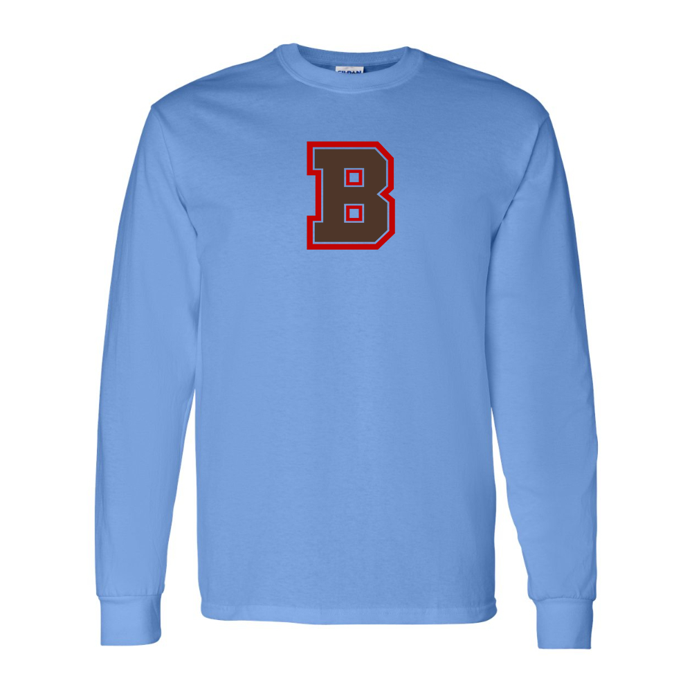 Men's Brown Bears Gildan Heavy Cotton Long Sleeve T-Shirt