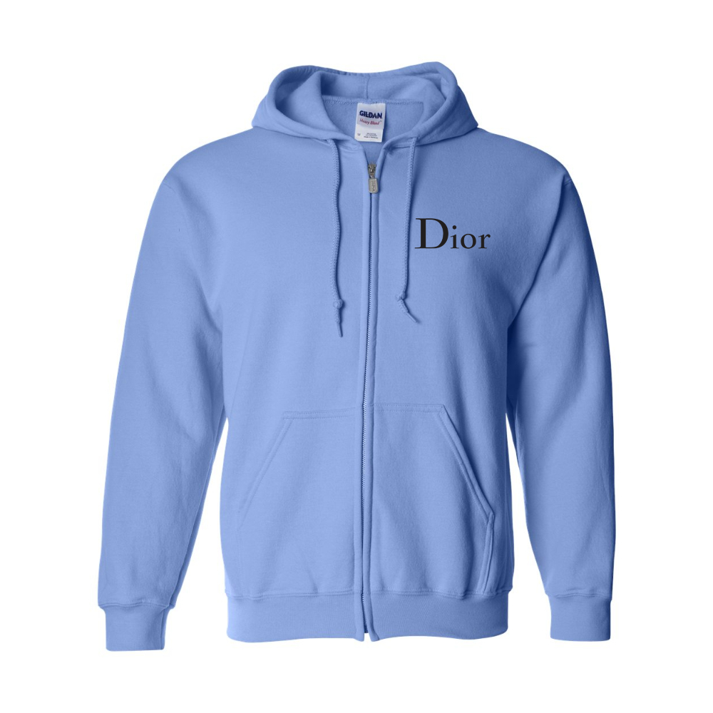 Men's Dior Gildan  Heavy Blend Full Zip Hooded Sweatshirt