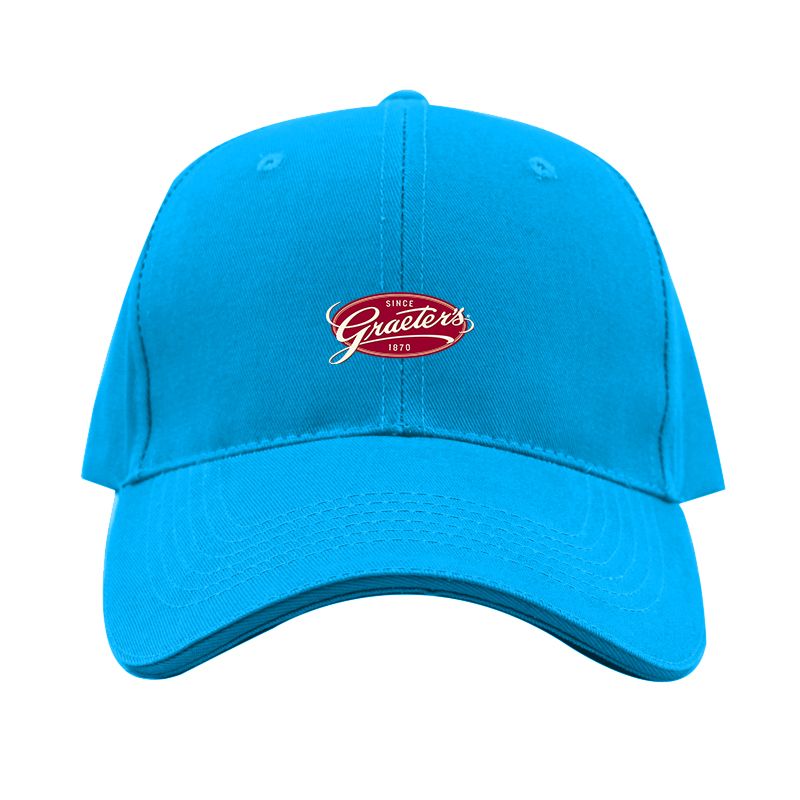 Graeters Logo  Dad Baseball Cap Hat