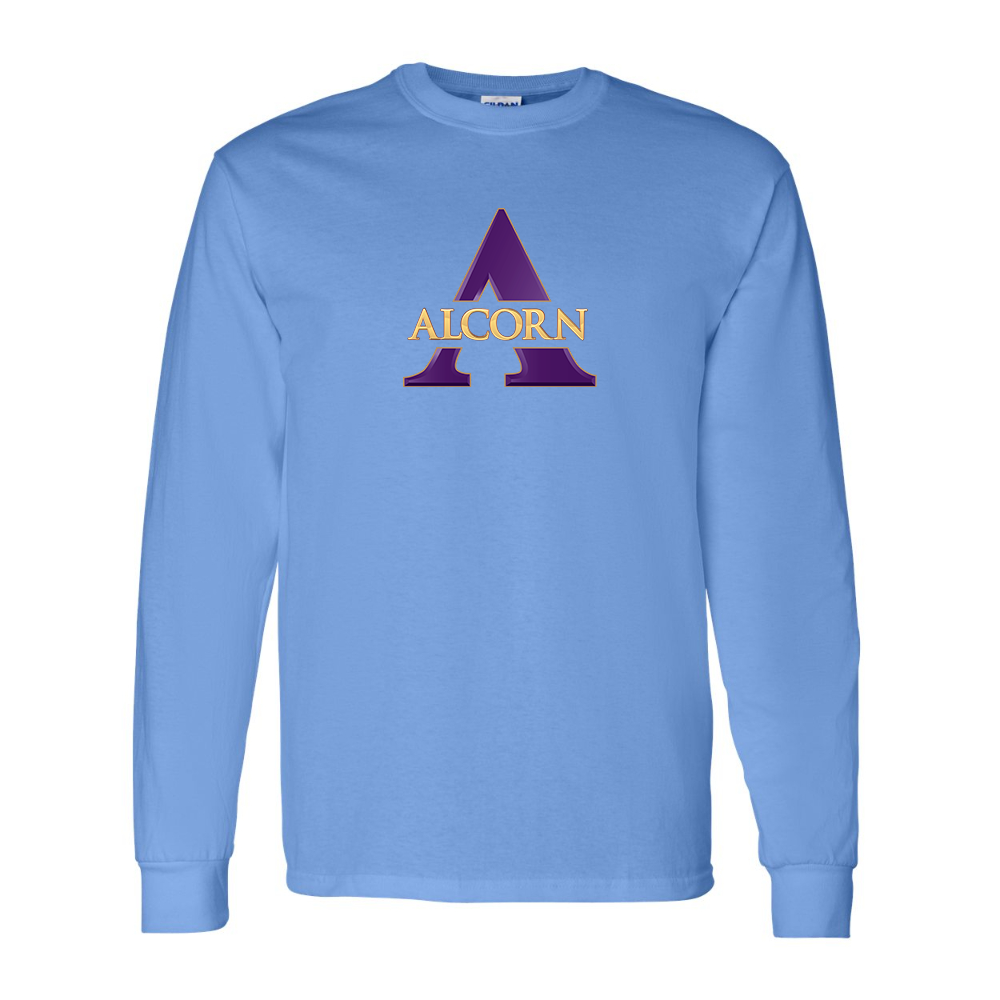 Men's Alcorn State Braves Gildan Heavy Cotton Long Sleeve T-Shirt