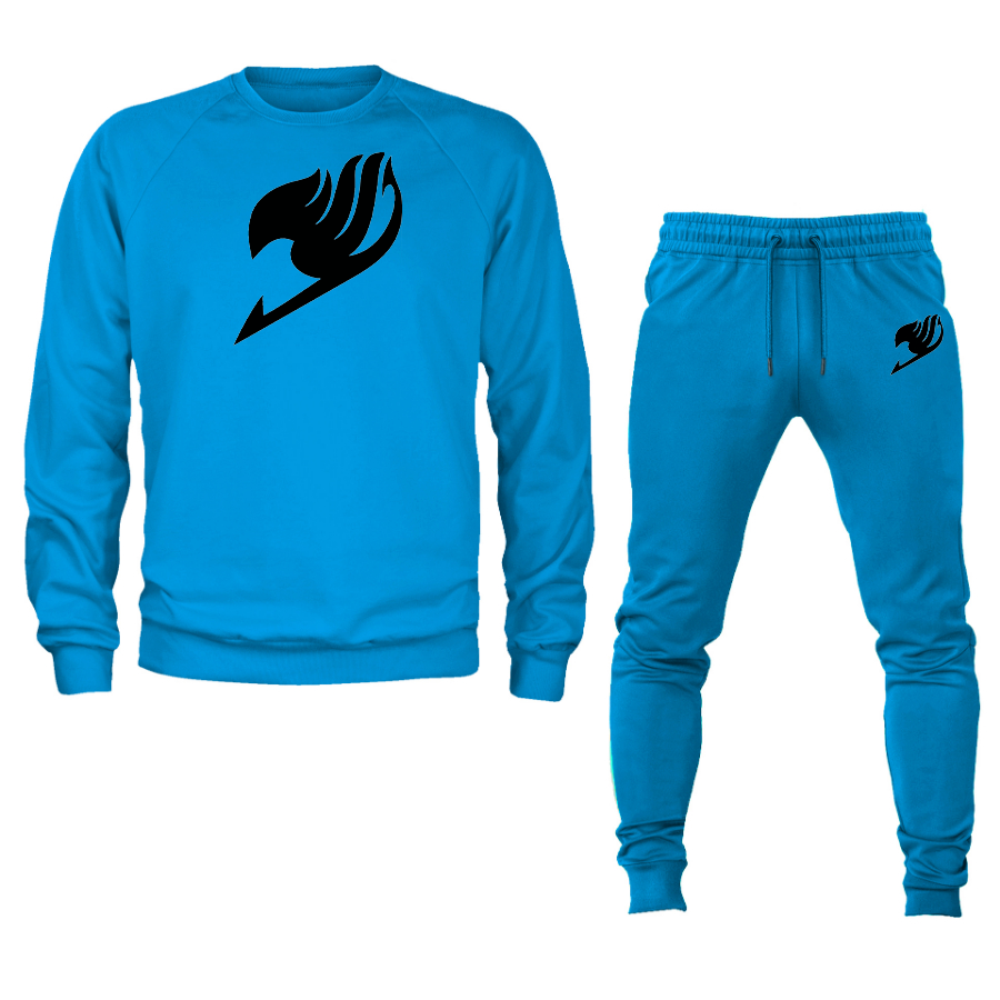 Men's  Fairy Tail  Crewneck Sweatshirt Joggers Suit