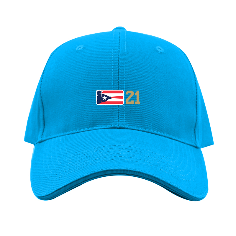 Liga de Beisbol Profesional Roberto Clemente Logo  Dad Baseball Cap Hat