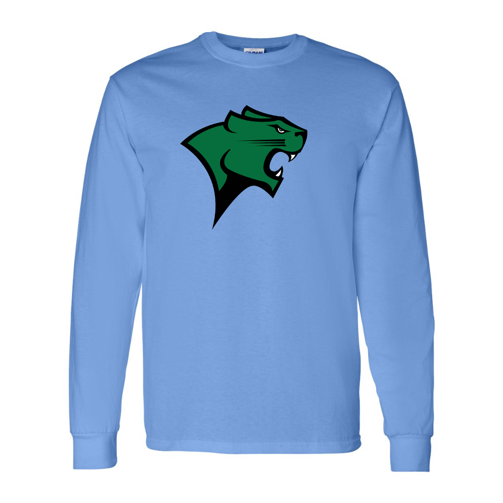 Men's Chicago State Cougars  Gildan Heavy Cotton Long Sleeve T-Shirt