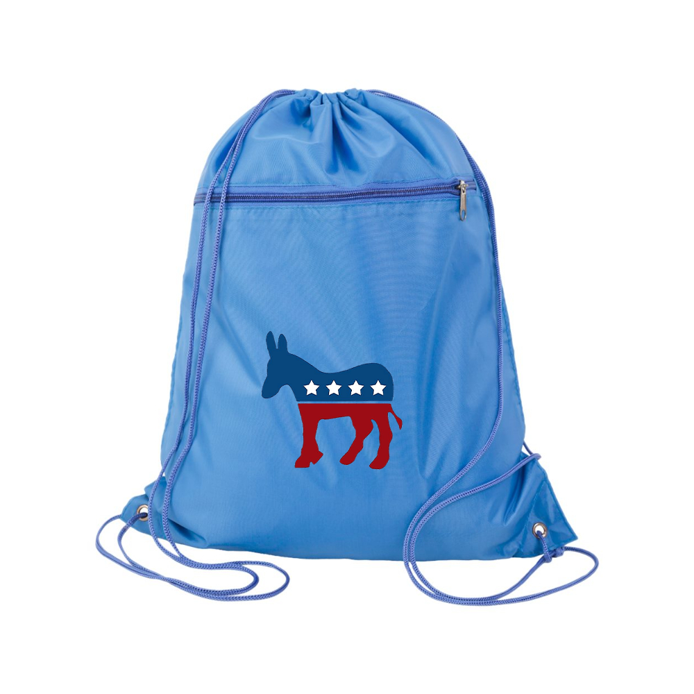 Democrat Election Symbol Q-Tees - Polyester Cinchpack