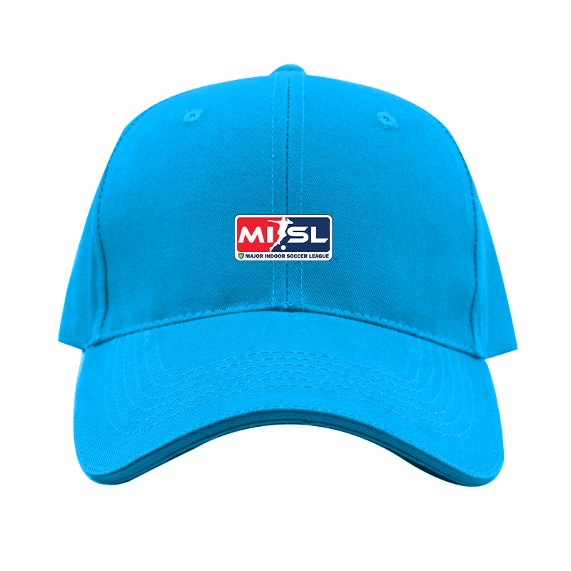 Major Indoor Soccer League Logo  Dad Baseball Cap Hat