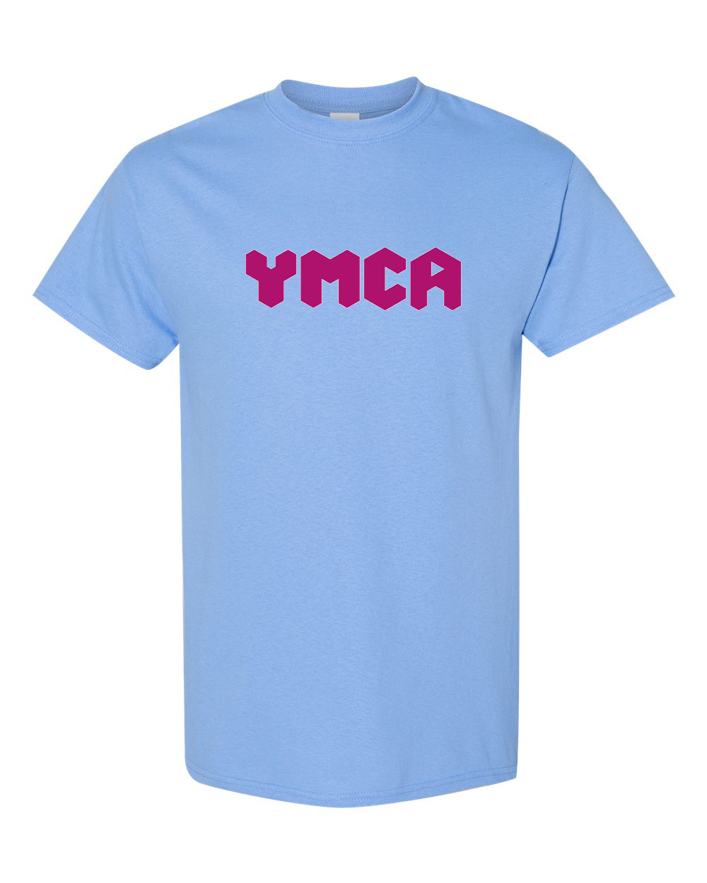 Men's  YMCA Mauve Gildan Heavy Cotton T-Shirt