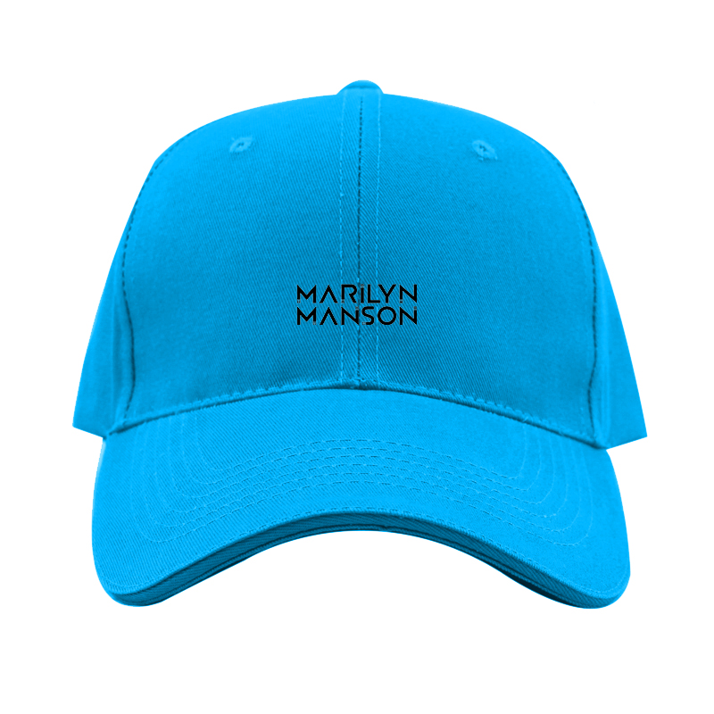 Marilyn Manson Logo  Dad Baseball Cap Hat