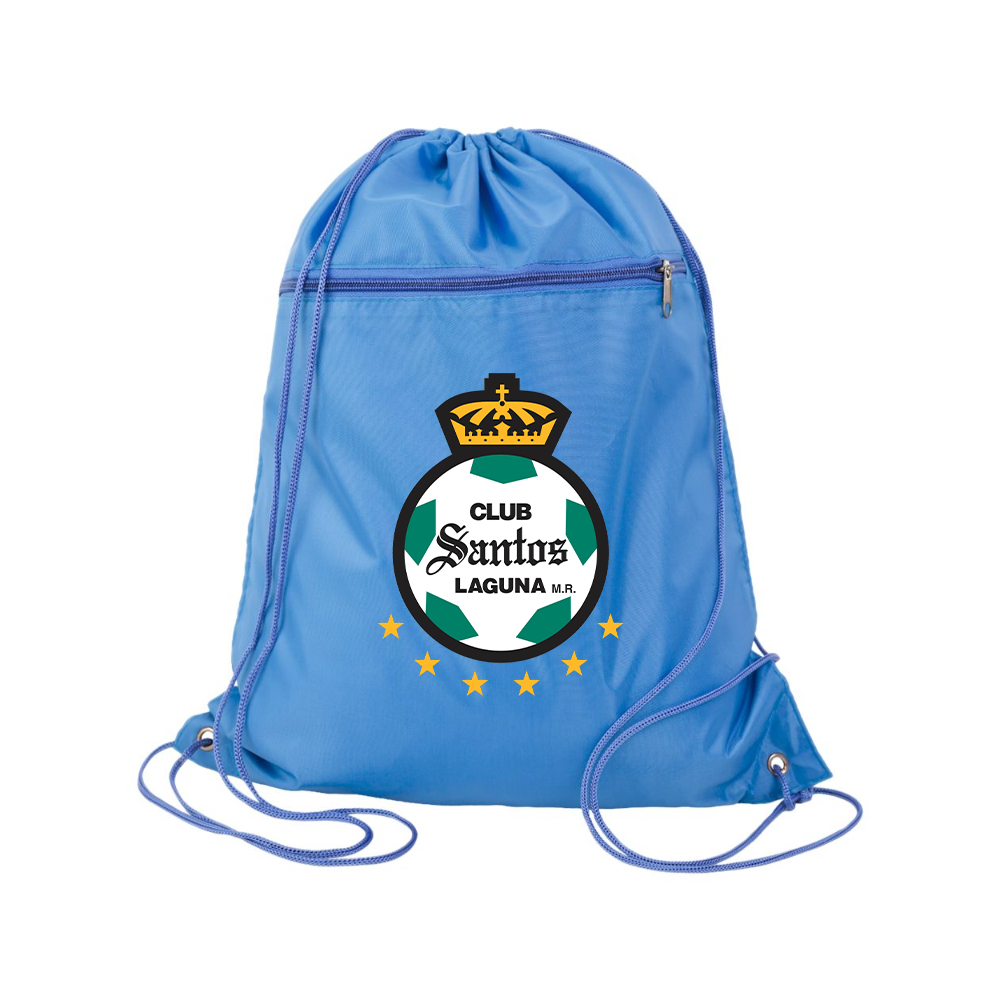 Santos Laguna Soccer Q-Tees - Polyester Cinchpack