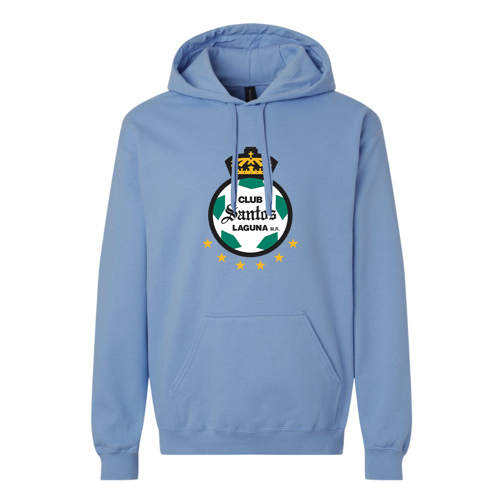 Men's Santos Laguna Soccer Softstyle Midweight Hooded Sweatshirt