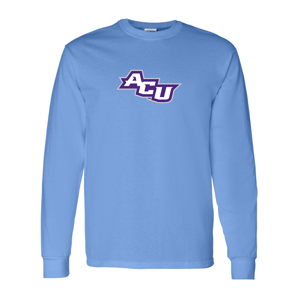 Men's Abilene Christian Wildcats   Gildan Heavy Cotton Long Sleeve T-Shirt